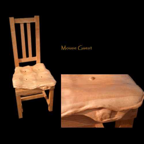Image Don Bastian Carved Mouse Guest Chair