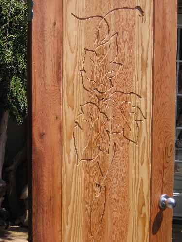 Image Don Bastian Maple Leaf Drawing Door Details