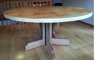 Don Bastian crafted round dining room table