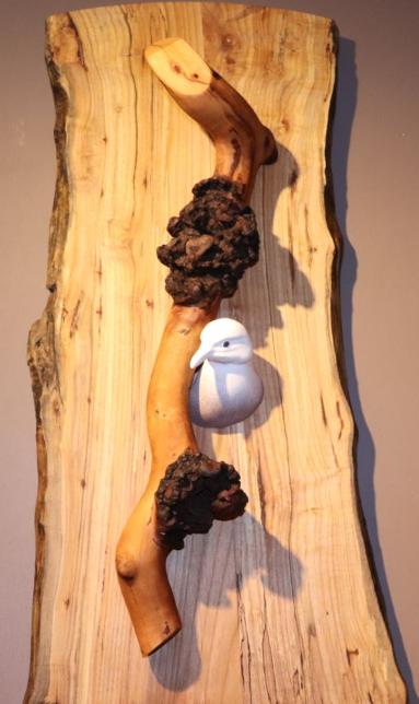 Seagull in tree wall hanging