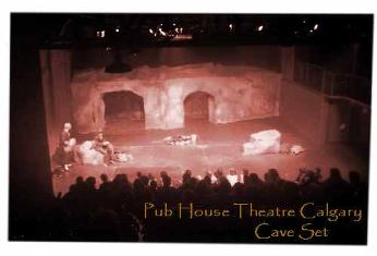 Pub House Theatre Cave Set