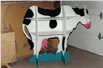 Cow jean display rack for Stampeed Display