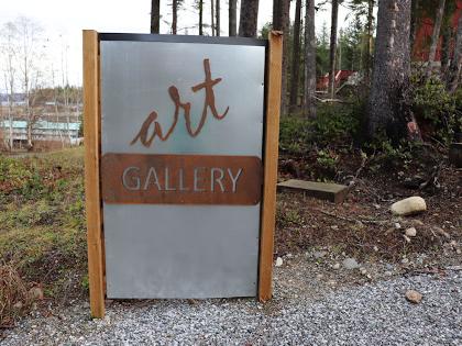Telegraph Cove Art Gallery Sign
