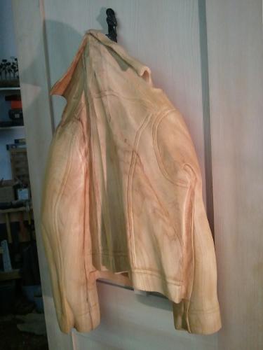 Carved full size men's jacket